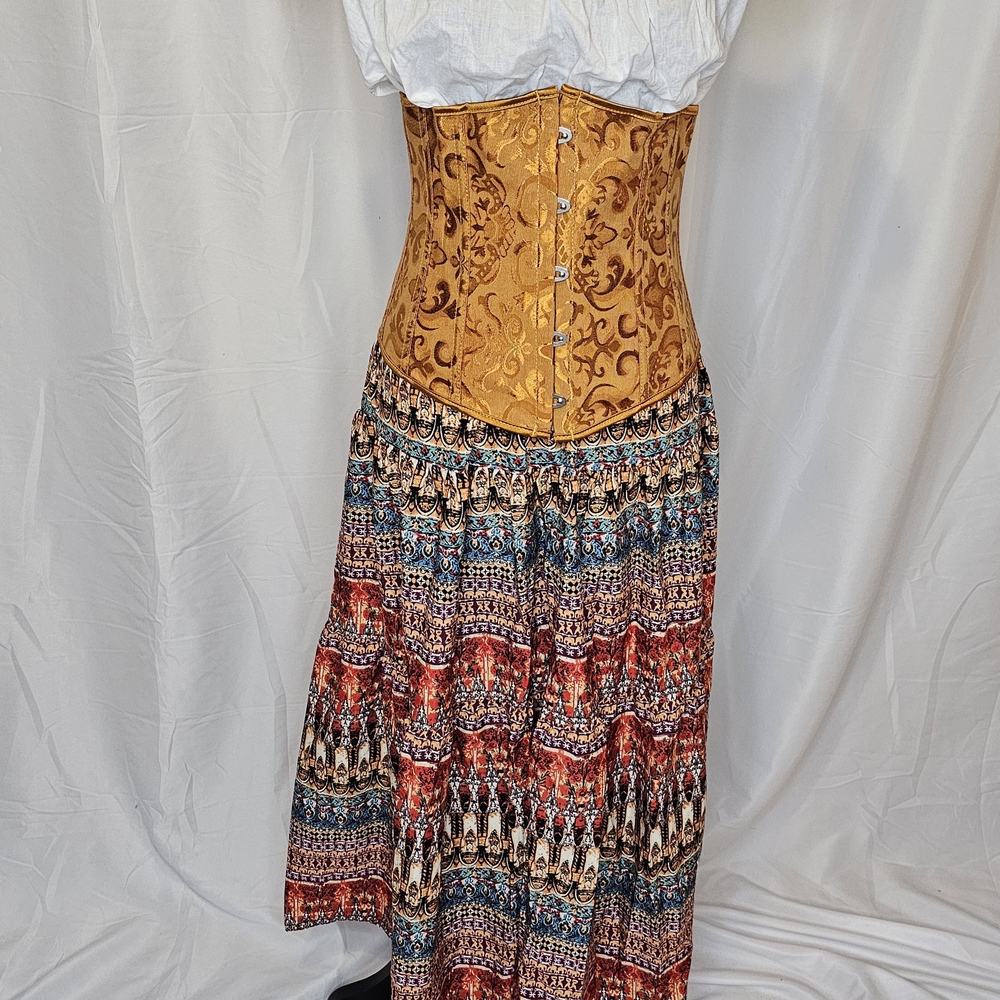 Bohemian Multicolor Maxi Skirt - Picture 7 of 8
